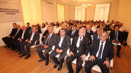 Yeni Azərbaycan Partiyası Qazax rayon təşkilatının XI konfransı keçirilib 11.09.2026