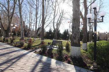 Qazax şəhəri Heydər Əliyev adına park - 04.03.2026