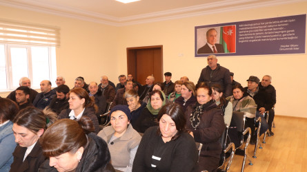 Qazaxda icra başçısının 2025-ci il üzrə vətəndaşlarla keçirilən sonuncu səyyar görüşü rayonun Kosalar kəndində olub-26.12.2025