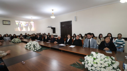 BDU-nun Qazax filialında “Xocalı faciəsi - Qalib xalqın silinməyən yaddaşı” adlı anım tədbiri keçirilib 26.02.2025