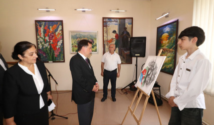 Qazaxda 27 Sentyabr - Anım Gününə həsr edilmiş rəsm sərgisi təşkil edilib 23.09.2026