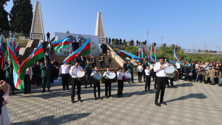 Qazaxda 8 Noyabr - Zəfər Gününün beşinci ildönümünə həsr olunmuş “Zəfərin mübarək Azərbaycan!” başlıqlı bayram tədbiri keçirilib 07.11.2025