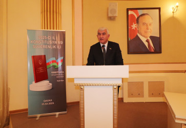 Qazaxda "Konstitusiyamız və suverenliyimiz xalqımızın milli sərvətidir" adlı elmi-praktik konfrans keçirilib 25.02.2025