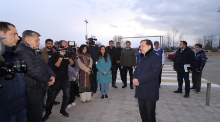 İcra başçısı “Qazax İdman paytaxtı 2026"nın açılış mərasimi ilə əlaqədar Qazaxda səfərdə olan media nümayəndələri və qonaqlarla görüşüb 04.03.2026