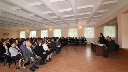 Qazaxda icra başçısının may ayı üzrə vətəndaşlarla keçirilən növbəti səyyar görüşü rayonun Daş Salahlı kəndində olub