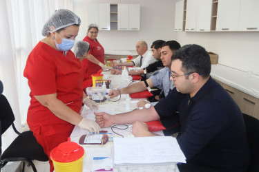 Qazaxda növbəti qanvermə aksiyası keçirilib 22.01.2026