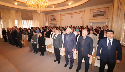 Qazaxda “Yusif Səmədoğlunun ədəbi irsi: ənənə və müasirlik kontekstində” mövzusunda elmi-praktik konfrans keçirilib-05.12.2025