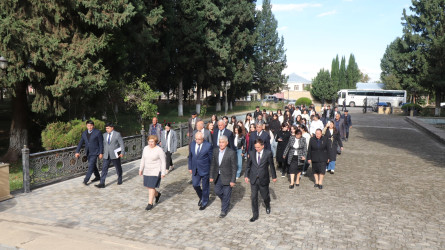 Qazaxda Xalq yazıçısı, tanınmış ictimai xadim Yusif Səmədoğlunun 90 illiyi münasibətilə keçiriləcək tədbirlərə start verilib-21.10.2025