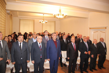 Qazaxda 8 Noyabr - Zəfər Gününə həsr olunmuş “Azərbaycan Zəfərlər ölkəsidir” mövzusunda tədbir keçirilib 04.11.2025