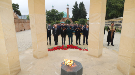Qazaxda 27 Sentyabr - Anım Günündə qəhrəman Vətən oğullarının əziz xatirəsi ehtiramla anılıb 27.09.2025