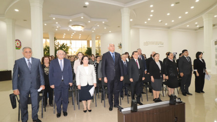 Qazaxda görkəmli oftalmoloq-alim, akademik Zərifə Əliyevanın anım günü ilə əlaqədar “Zirvələrə yüksələn zərif insan ömrü” adlı tədbir keçirilib 15.04.2025