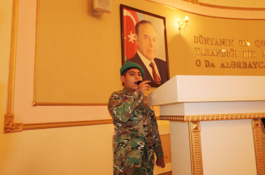Qazaxda 27 Sentyabr - Anım Günü ilə əlaqədar "Anılan adlar, ucalan Vətən” başlıqlı tədbir keçirilib 25.09.2026