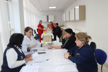 Qazaxda növbəti qanvermə aksiyası keçirilib 22.01.2026