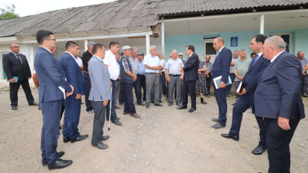 İcra başçısı Quşçu Ayrım kəndində vətəndaşların müraciəti ilə yerində tanış olub-21.07.2025