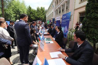 BDU-nun Qazax filialında əmək yarmarkası keçirilib 27.05.2025