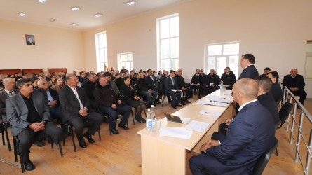 Qazaxda icra başçısının noyabr ayı üzrə vətəndaşlarla keçirilən sonuncu səyyar görüşü rayonun Yuxarı Salahlı kəndində olub -26.11.2025