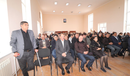 Qazaxda icra başçısının noyabr ayı üzrə vətəndaşlarla keçirilən sonuncu səyyar görüşü rayonun Yuxarı Salahlı kəndində olub -26.11.2025