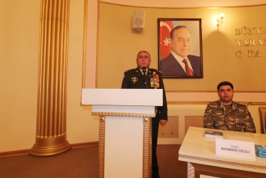 Qazaxda 8 Noyabr – Zəfər Gününün beşinci ildönümü ərəfəsində Vətən müharibəsi iştirakçıları ilə gənclərin görüşü təşkil edilib 23.10.2025