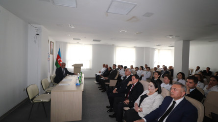 Qazaxda görkəmli oftalmoloq-alim, Akademik Zərifə xanım Əliyevanın anadan olmasının 103 illiyinə həsr olunmuş “İki Dahi İnsan ömrü” başlıqlı tədbir keçirilib 28.04.2026