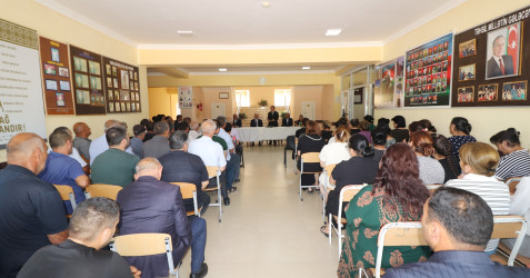 Qazaxda icra başçısının iyul ayı üzrə vətəndaşlarla keçirilən sonuncu səyyar görüşü rayonun Canalı kəndində olub-24.07.2025