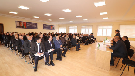 Qazaxda icra başçısının 2025-ci il üzrə vətəndaşlarla keçirilən sonuncu səyyar görüşü rayonun Kosalar kəndində olub-26.12.2025