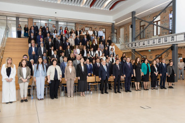 Üzeyir Hacıbəylinin 140 illik yubileyi ADA Universitetinin Qazax Mərkəzində qeyd olunub 20.09.2025