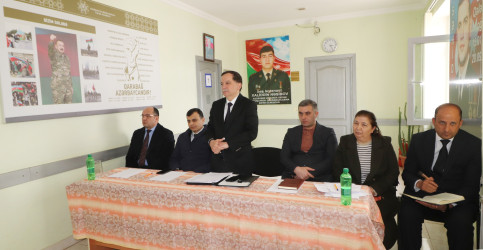 Qazaxda icra başçısının fevral ayında vətəndaşlarla keçirilən növbəti səyyar görüşü rayonun Qarapapaq kəndində olub 19.02.2026