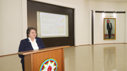 Qazaxda “Müstəqil Azərbaycan dövlətçilik salnaməsinin ən şərəfli səhifələrini yaşayır” mövzusunda tədbir keçirilib 17.10.2025