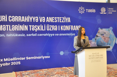 Qazaxda “Zəruri cərrahiyyə və anesteziya xidmətlərinin təşkili üzrə I konfrans” keçirilib -15.11.2025