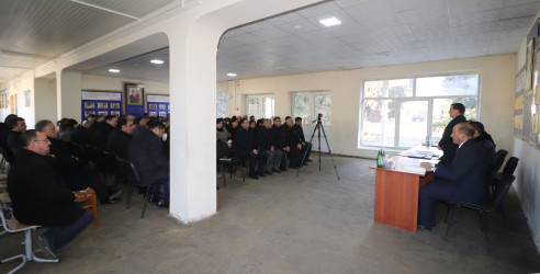 Qazaxda icra başçısının yanvar ayında vətəndaşlarla keçirilən növbəti səyyar görüşü şəhərin Nəriman Nərimanov yaşayış massivində yaşayan sakinlərlə olub 15.01.2026