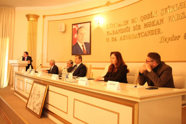 Qazaxda Əməkdar incəsənət xadimi, şair Barat Vüsalın 75 illik yubileyi münasibətilə “Yaxşı ki, Qazağın Baratı varmış” başlıqlı ədəbi-bədii gecə keçirilib 23.04.2026