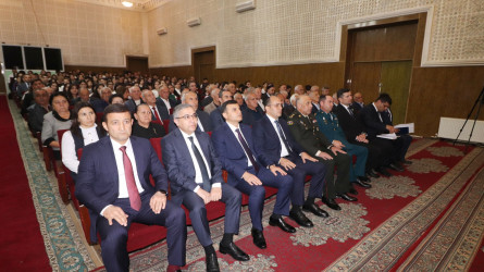 Qazaxda ölkə Prezidenti İlham Əliyevin Yeni Azərbaycan Partiyasının VIII Qurultayındakı çıxışından irəli gələn tapşırıq və tövsiyələrə, qarşıda duran vəzifələrə həsr olunmuş konfrans keçirilib 16.10.2026