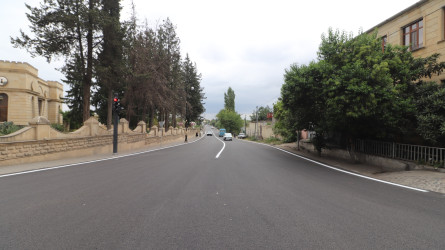 Qazaxda yeni asfalt örtüyü vurulmuş küçələrdən FOTOLAR (Bakı küçəsinin dairədən (“Əsədoğlu” marketin yanı) avtovağzalın qarşısına olan hissəsi və Əliağa Şıxlinski küçəsi) - 15.09.2025