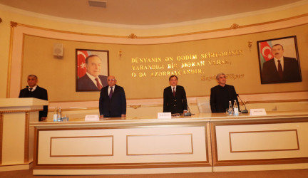 Qazaxda “Yusif Səmədoğlunun ədəbi irsi: ənənə və müasirlik kontekstində” mövzusunda elmi-praktik konfrans keçirilib-05.12.2025