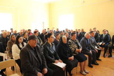 Qazaxda icra başçısının aprel ayında vətəndaşlarla keçirilən növbəti səyyar görüşü sərhəddə yerləşən Məzəm kəndində olub 16.04.2026