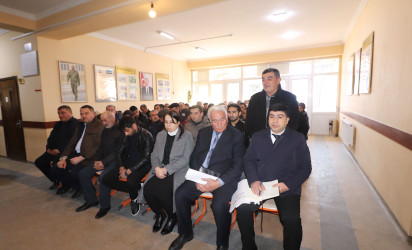 Qazaxda icra başçısının yanvar ayı üzrə vətəndaşlarla keçirilən sonuncu səyyar görüşü rayonun Aslanbəyli kəndində olub 26.01.2026