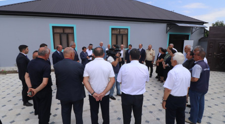 Şəhid əsgər Nəsibov Akşin Vasif oğlunun  təmir edilmiş, lazm olan bütün mebel və avadanlıqlarla təmin olunmuş yaşayış evi ailə üzvlərinin istifadəsinə verilib. 21.07.2026
