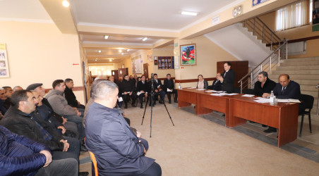 Qazaxda icra başçısının yanvar ayı üzrə vətəndaşlarla keçirilən sonuncu səyyar görüşü rayonun Aslanbəyli kəndində olub 26.01.2026