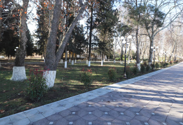 Qazax şəhəri Heydər Əliyev adına park - 04.03.2026