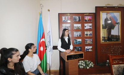 BDU-nun Qazax filialında “Azərbaycan Konstitusiyası və dövlətçilik tariximiz - Suverenliyimiz tələbələrin gözü ilə” adlı Elmi Konfrans keçirilib 15.05.2025