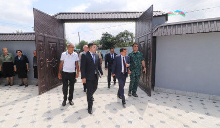 Şəhid əsgər Nəsibov Akşin Vasif oğlunun  təmir edilmiş, lazm olan bütün mebel və avadanlıqlarla təmin olunmuş yaşayış evi ailə üzvlərinin istifadəsinə verilib. 21.07.2026