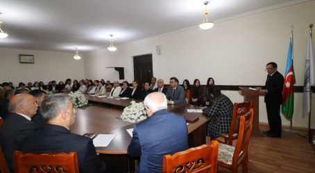 BDU-nun Qazax filialında 8 Noyabr - Zəfər Gününün beşinci ildönümünə həsr edilmiş dəyirmi masa keçirilib - 21.10.2025