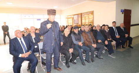 Qazaxda icra başçısının noyabr ayı üzrə vətəndaşlarla keçirilən növbəti səyyar görüşü rayonun Bala Çaylı kəndində olub- 24.11.2025