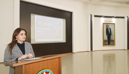 Qazaxda “Müstəqil Azərbaycan dövlətçilik salnaməsinin ən şərəfli səhifələrini yaşayır” mövzusunda tədbir keçirilib 17.10.2025