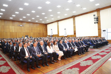 Şəmkirdə aqrar sahədə yeni Dövlət Proqramının müzakirəsi ilə bağlı regional müşavirə keçirilib-19.06.2026