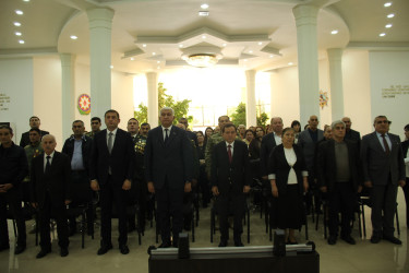 Qazaxda Xalq şairi Səməd Vurğunun 120 illiyinə həsr olunmuş “Vurğun keçib bu yerlərdən” adlı bədii tədbir keçirilib 17.04.2026