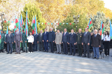 Qazaxda 8 Noyabr - Zəfər Gününün beşinci ildönümünə həsr olunmuş “Zəfərin mübarək Azərbaycan!” başlıqlı bayram tədbiri keçirilib 07.11.2025