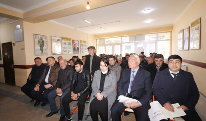 Qazaxda icra başçısının yanvar ayı üzrə vətəndaşlarla keçirilən sonuncu səyyar görüşü rayonun Aslanbəyli kəndində olub 26.01.2026