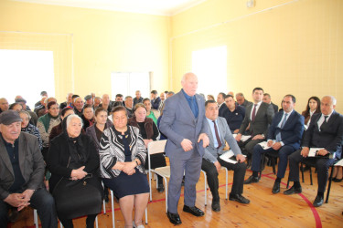 Qazaxda icra başçısının aprel ayında vətəndaşlarla keçirilən növbəti səyyar görüşü sərhəddə yerləşən Məzəm kəndində olub 16.04.2026