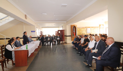 Qazaxda icra başçısının iyul ayı üzrə vətəndaşlarla keçirilən növbəti səyyar görüşü rayonun Bala Çaylı kəndində olub-16.07.2026